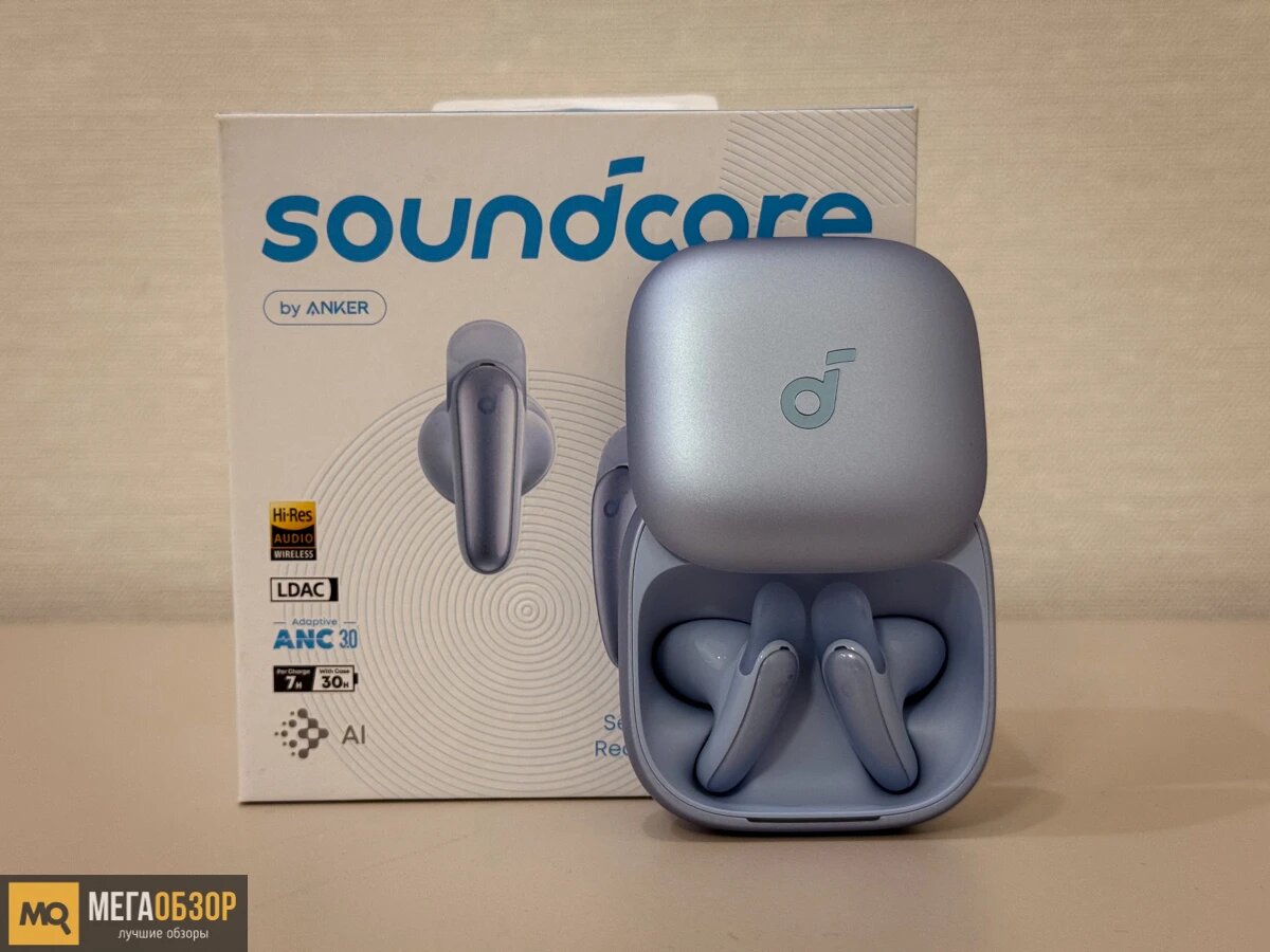    Обзор AnkerSoundcore Liberty Buds. Удобные беспроводные наушники с бархатным звуком и ИИ-помощником MegaObzor.com