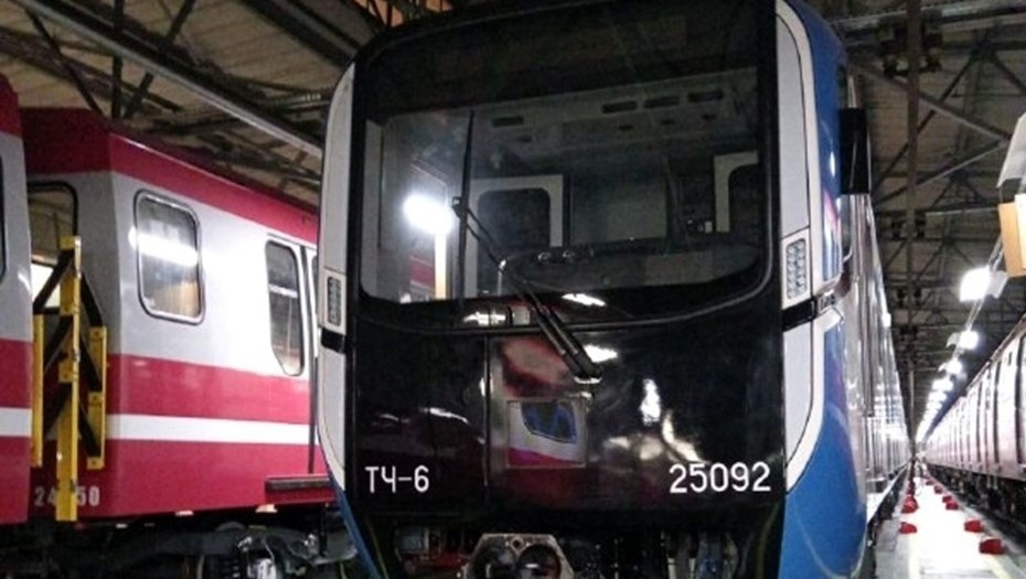    Новый состав "Балтийца" прибыл в электродепо "Автово" Автор фото: Метрополитен Петербурга/vk.com