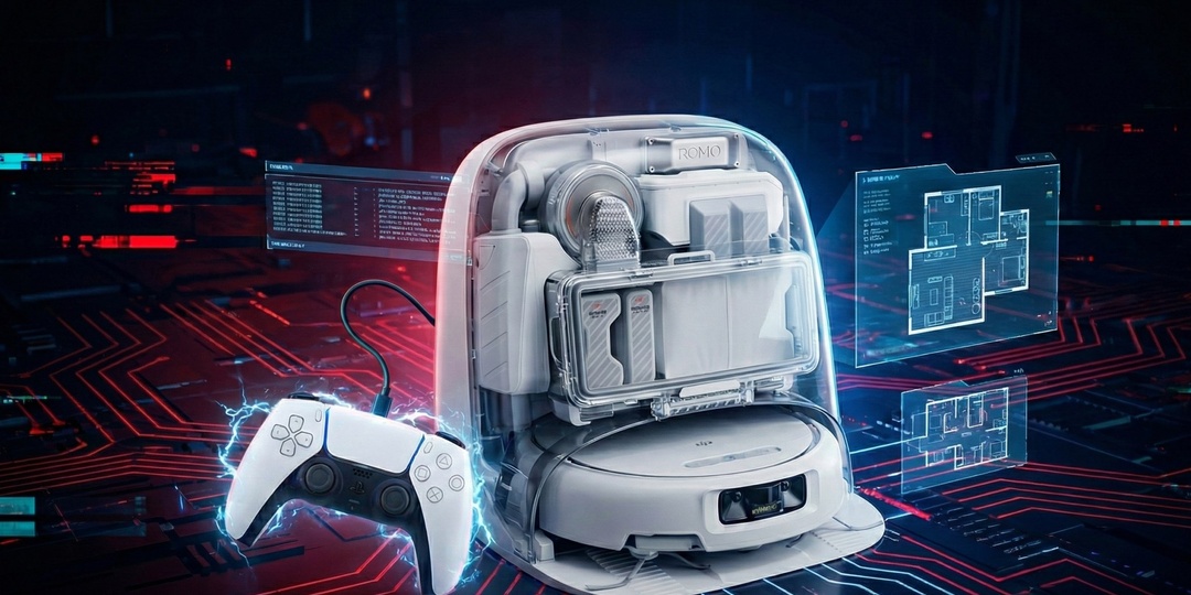 Как энтузиаст случайно взломал 7000 роботов-пылесосов DJI через геймпад PS5