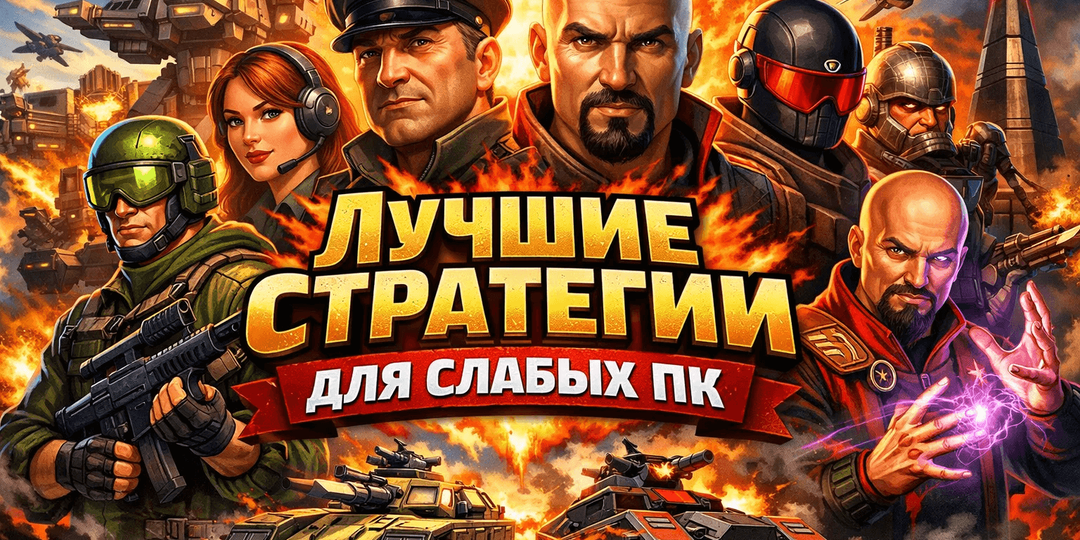 Лучшие стратегии для слабых ПК