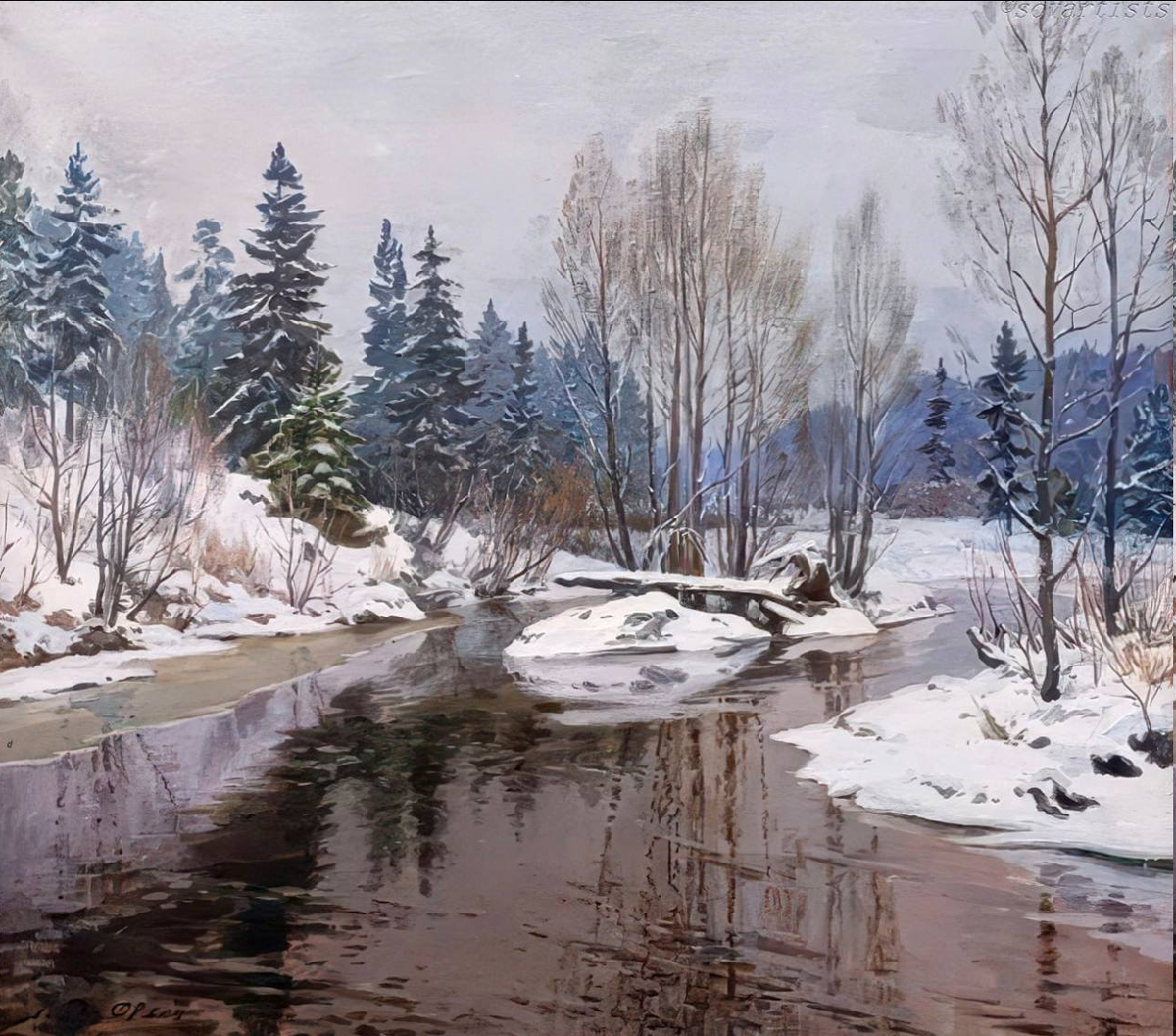 Рудольф Френц. «Первый снег». 1952