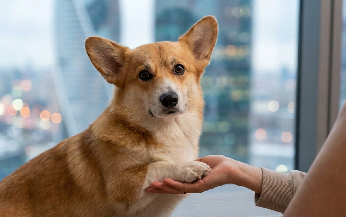 Что хочет сказать ваша собака, когда касается вас лапой? Учимся читать по жестам / Изображение: AlphaPet