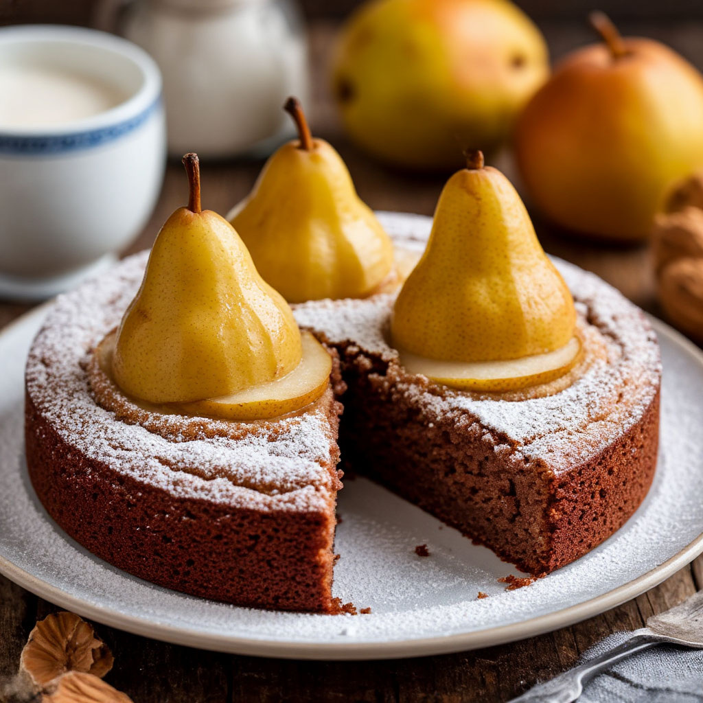 ТОРТ С ГРУШАМИ