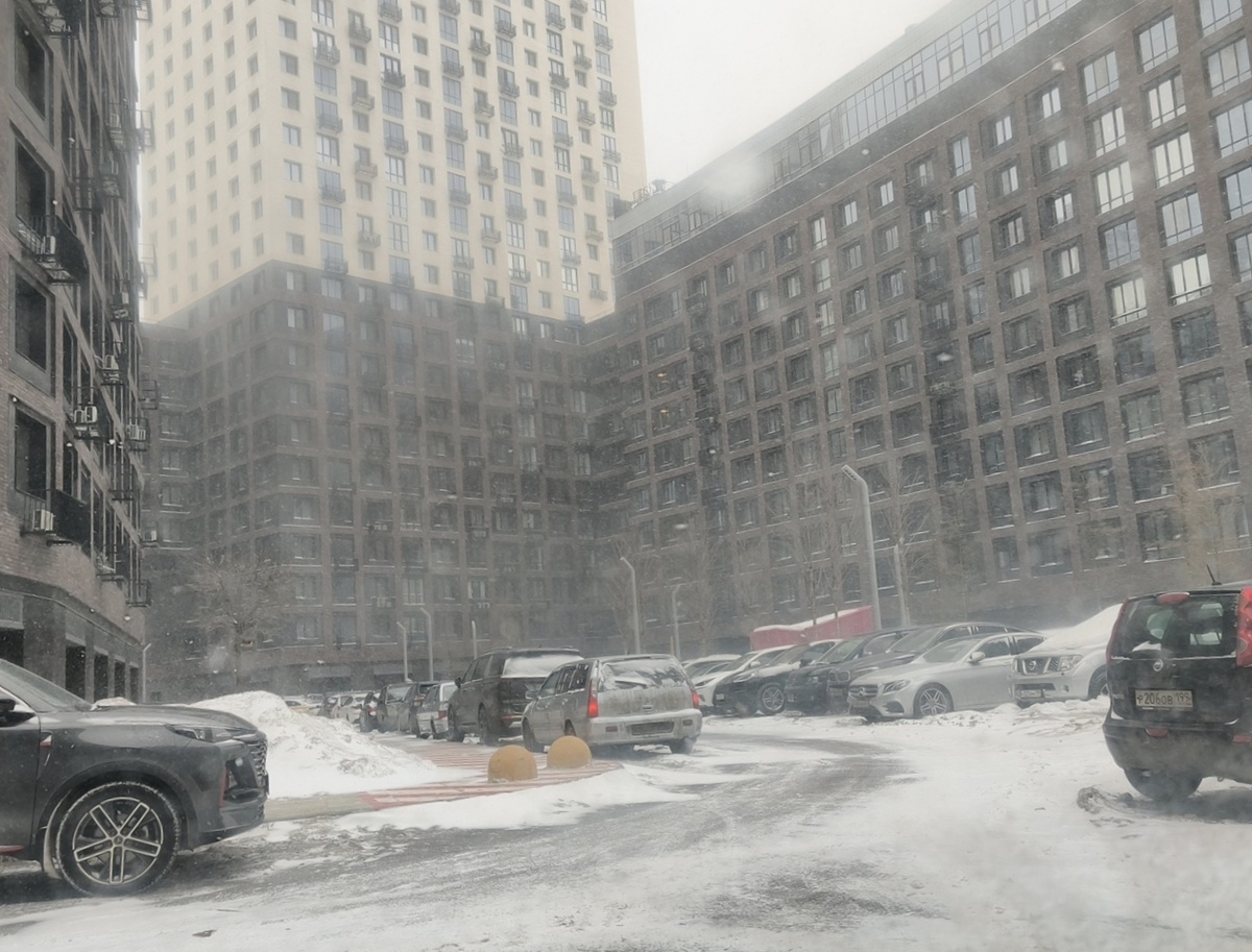 Так в Москве было накануне: метель и мороз