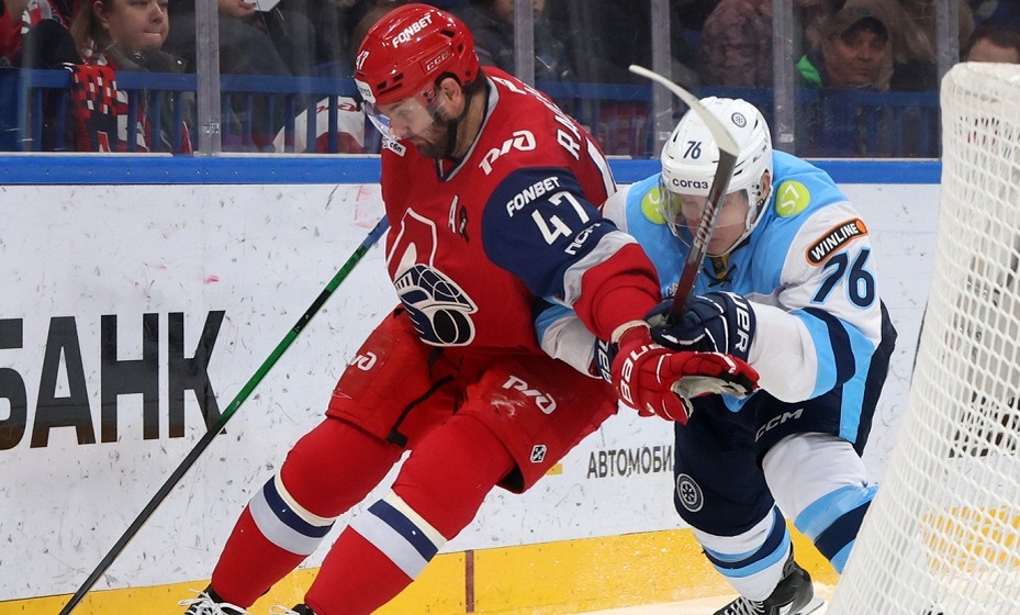    «Локомотив» в матче КХЛ. Фото: ХК «Локомотив»