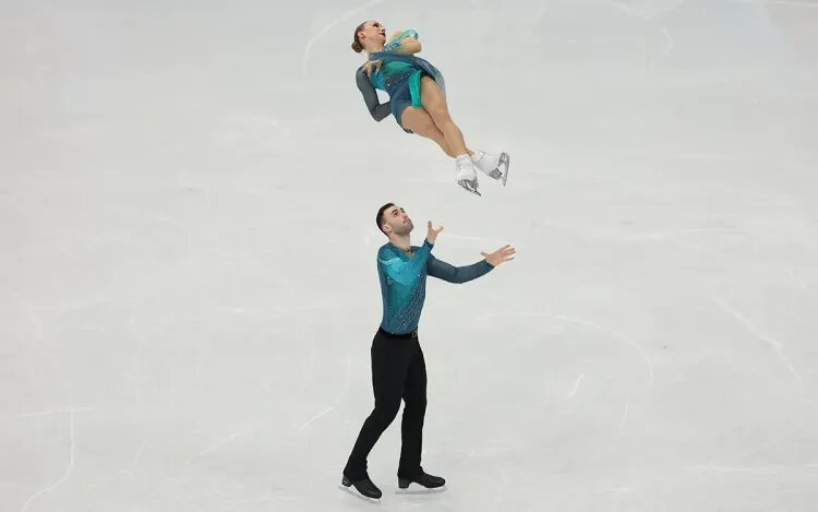    Анастасия Метёлкина и Лука Берулава / Источник фото: Getty Images