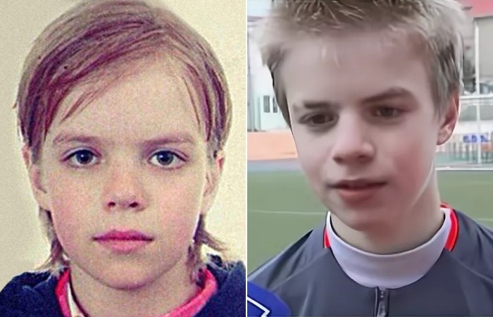 Глеб Голубин в детстве.