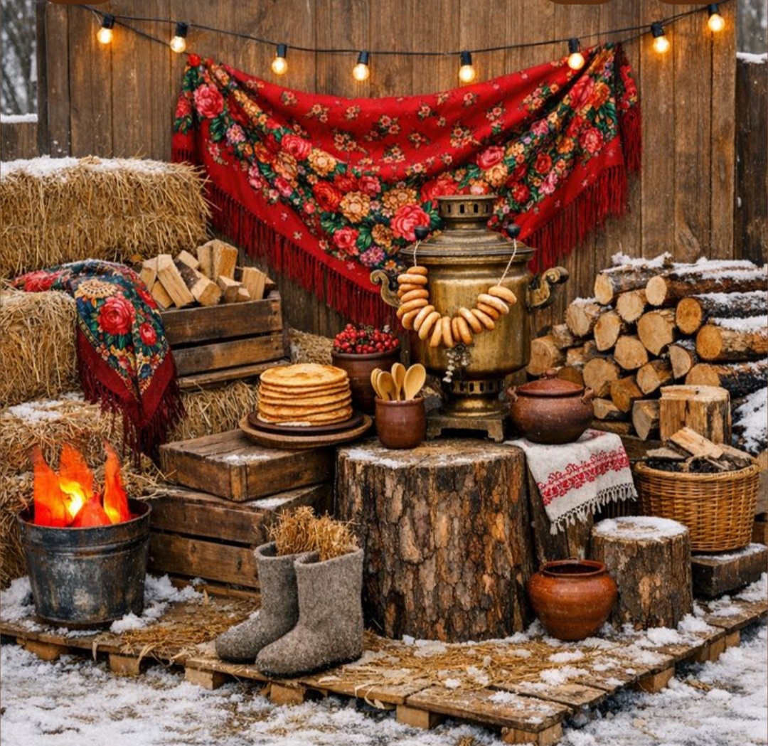 Вот он, тот идеальный образ Масленицы, который мне захотелось в дом. Фото с Пинтерест