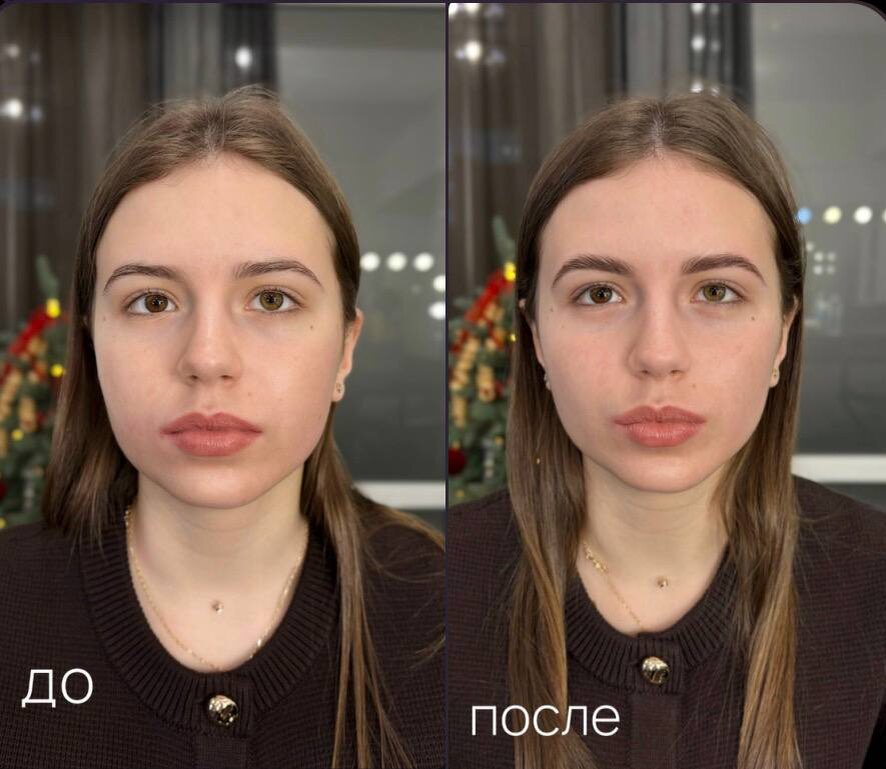 Коррекция о окрашивание бровей хной. Мастер: профессиональный бровист Елена.