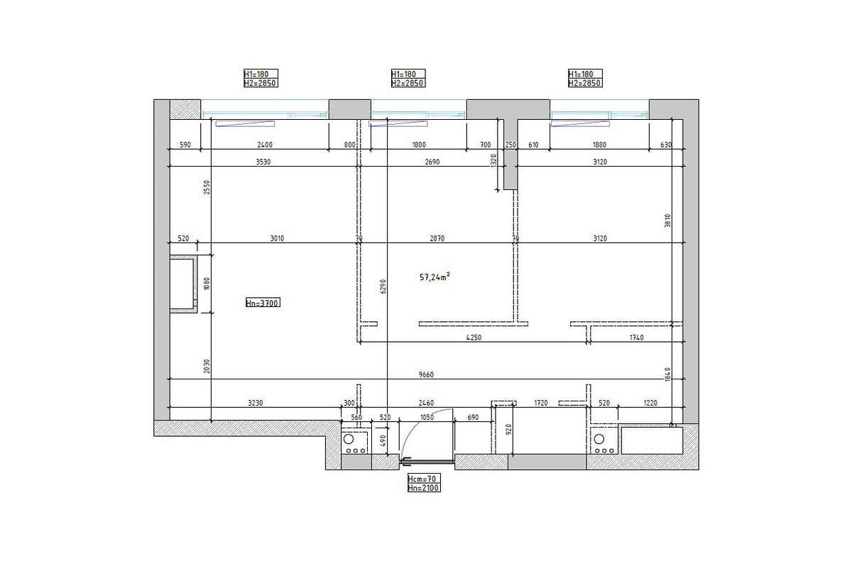 Обмерный план