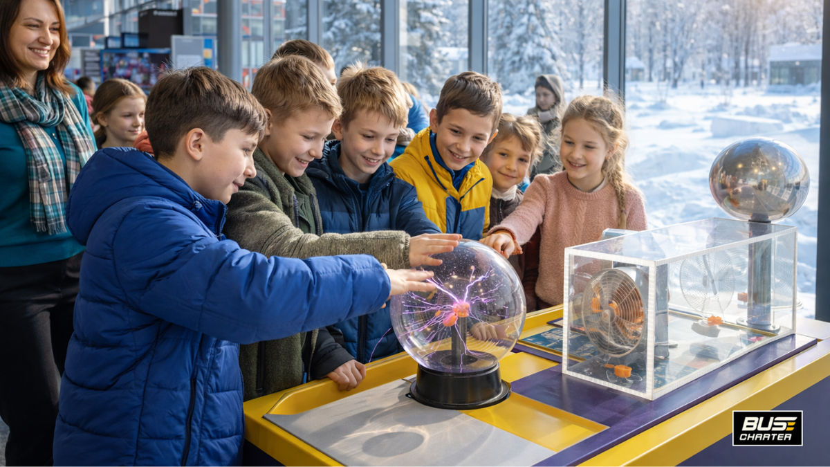 Школьная экскурсия в Экспериментариум ы Москве на февральских каникулах