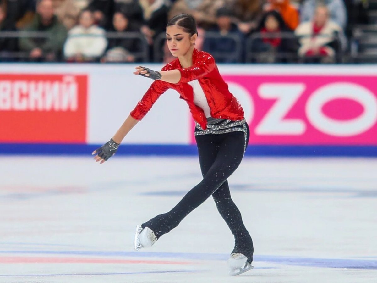    Петросян провела тренировку перед прокатом