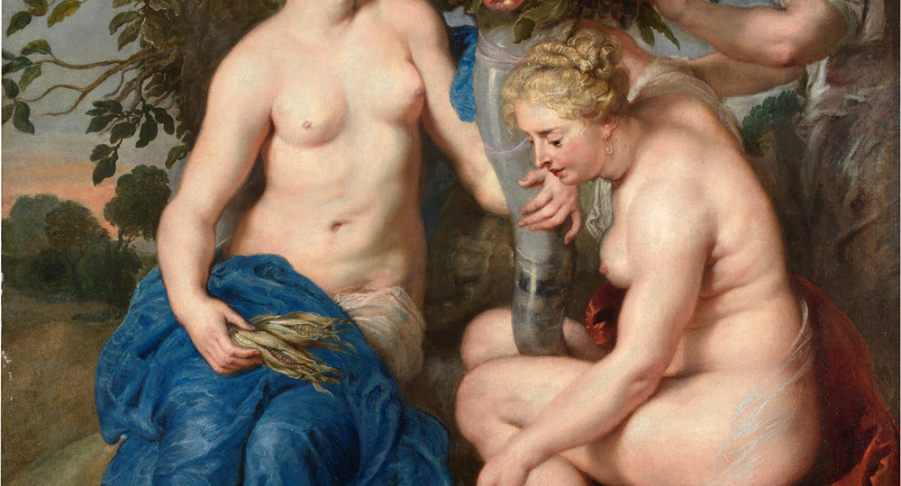 Питер Пауль Рубенс «Три нимфы с рогом изобилия», 1615/17 гг.