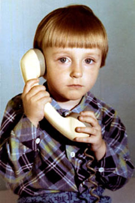 Сергей Безруков в детстве.