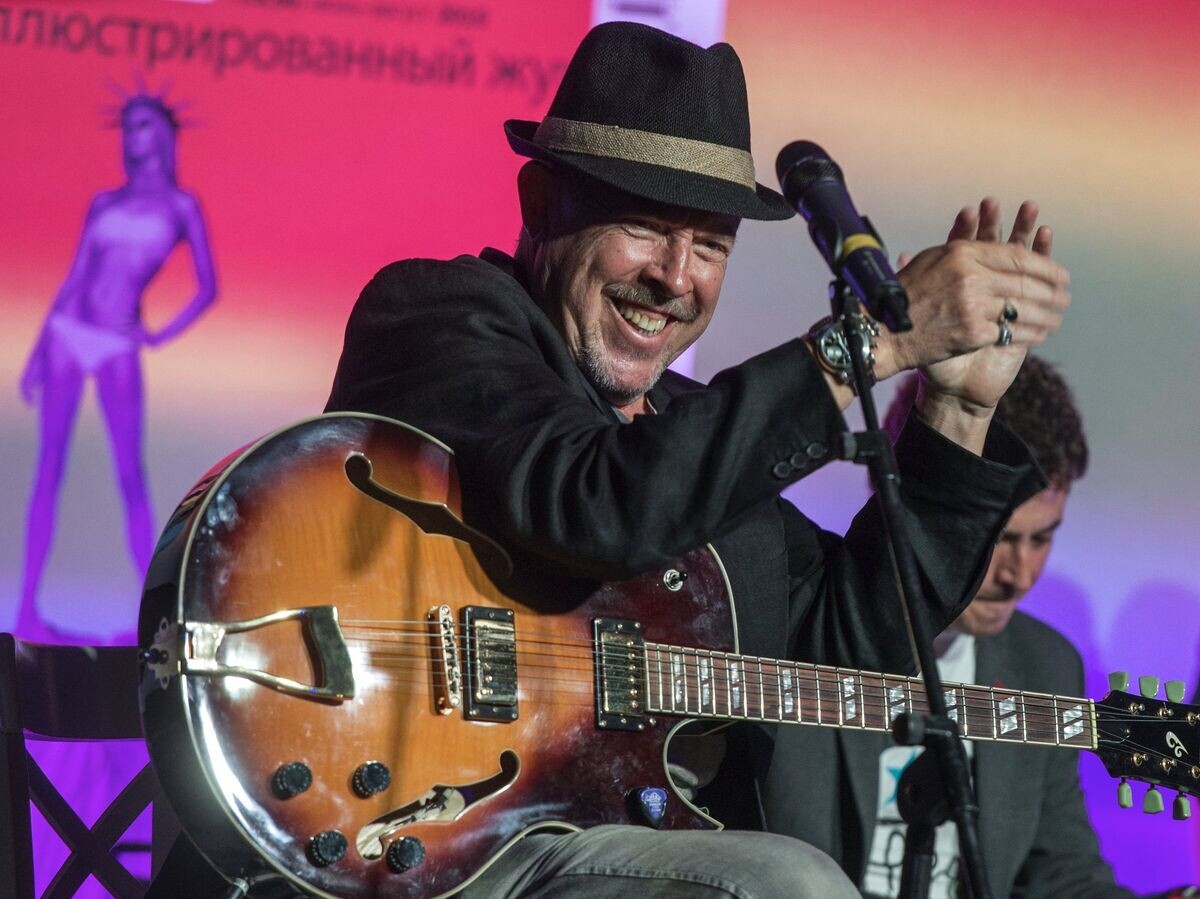    Музыкант Андрей Макаревич выступает во время пионерских чтений журнала "Русский пионер" | © РИА Новости / Евгений Биятов