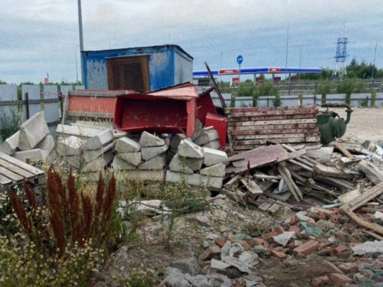     На территории площадью около двух тысяч квадратных метров, предназначенной под транспортные объекты, специалисты обнаружили свыше 780 тонн отходов IV класса опасности. Фото: пресс-служба Росприроднадзора.