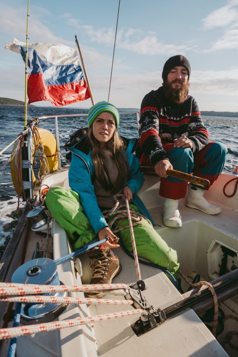 Одна из мощнейших экспедиций которую я организовывала) На фото ваша Катрин Жи и капитан Данил.