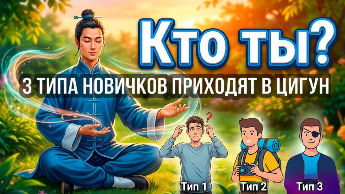 Типы новичков в Цигун
