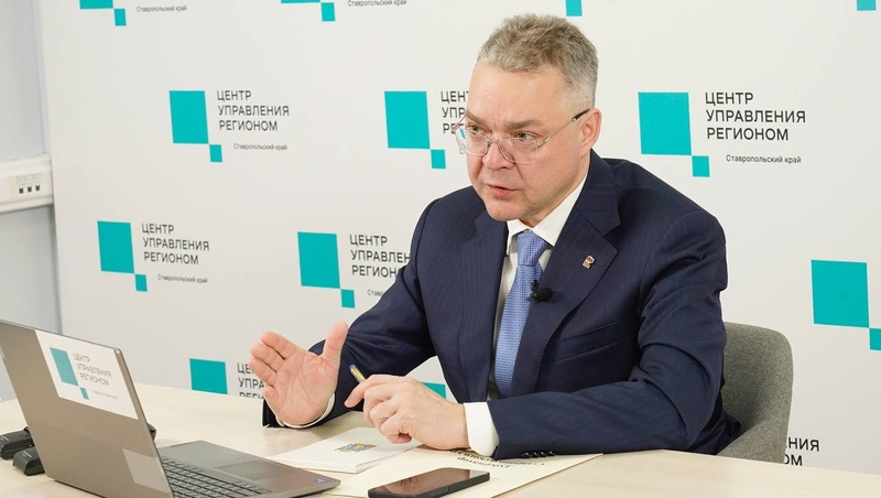    Губернатор Ставрополья Владимир Владимиров поручил разобраться с подтоплением на улице Грибоедова в Георгиевске Фото: правительство Ставропольского края