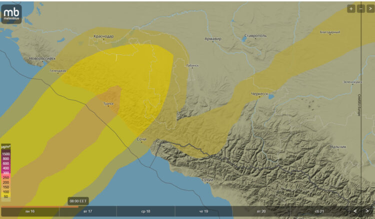    Изображение: meteoblue.com