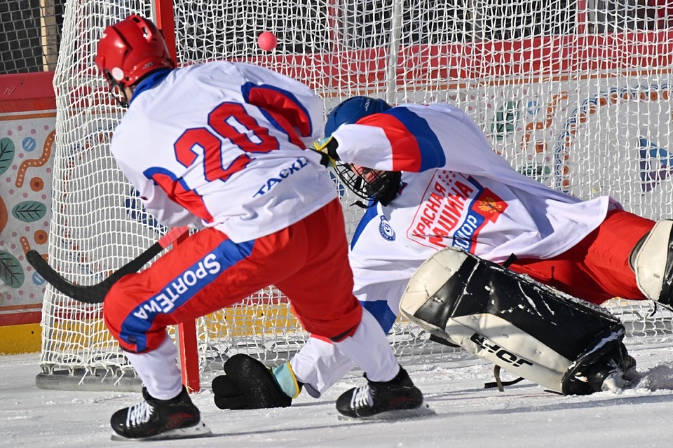    На Красной площади уже много лет зимой работает каток, и уже в 16-й раз в феврале проходит турнир на Кубок Патриарха по хоккею с мячом Владимир ВЕЛЕНГУРИН