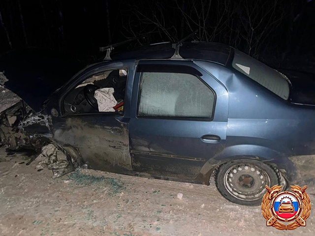 В Тверской области еще одна «лобовая» авария. Травмирован водитель