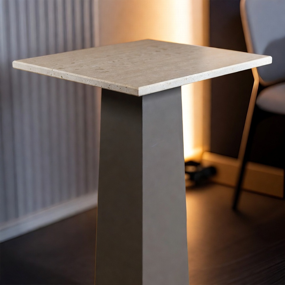 столики из микроцемента ручная работа