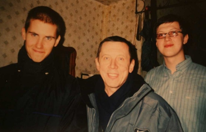 Валерий Золотухин с Сергеем и Денисом.