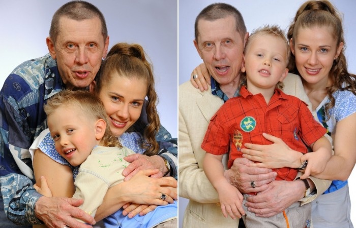 Валерий Золотухин с Ириной Линдт и Иваном.