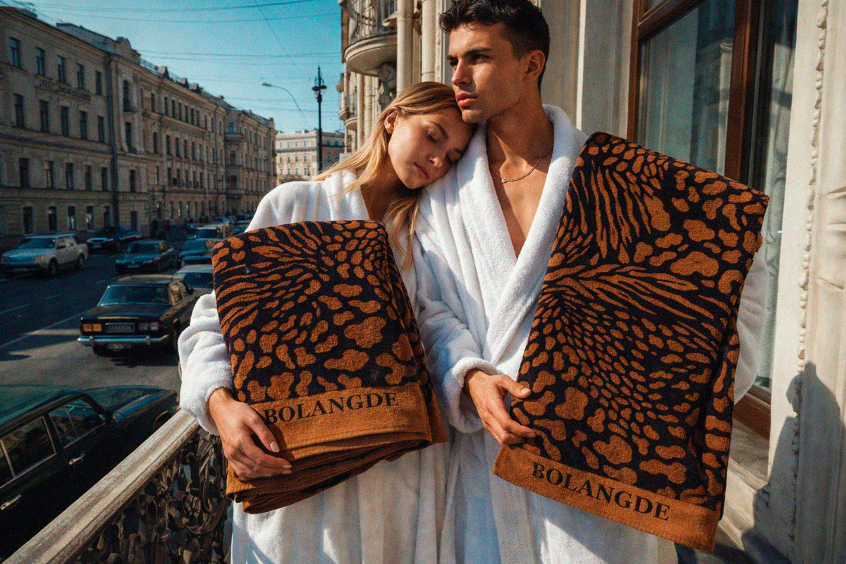 Полотенце, которое превращает каждый момент в легенду — даже если вы просто стоите на балконе своего города.