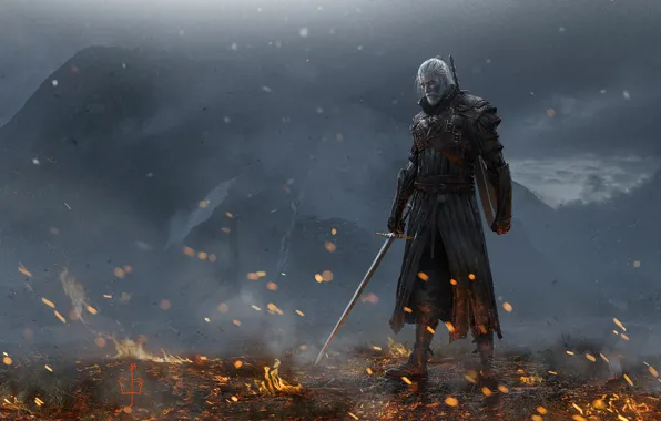 Геральт в Блавикене