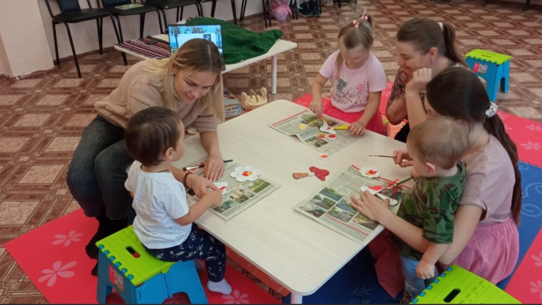 На занятиях у Елены