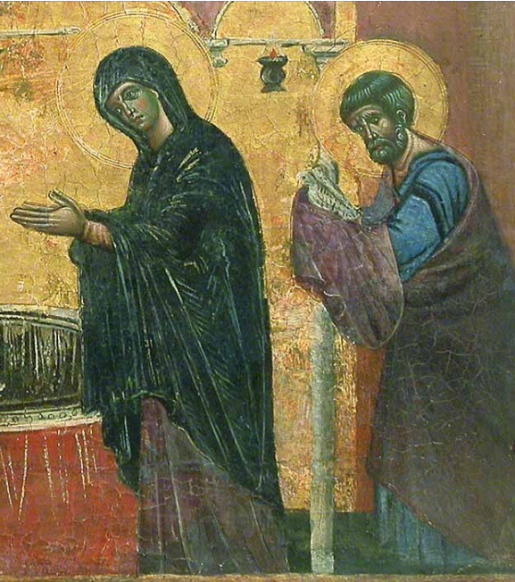 Гвидо да Сиена. Представление Иисуса в Храме. Сиенская школа, 13 век 