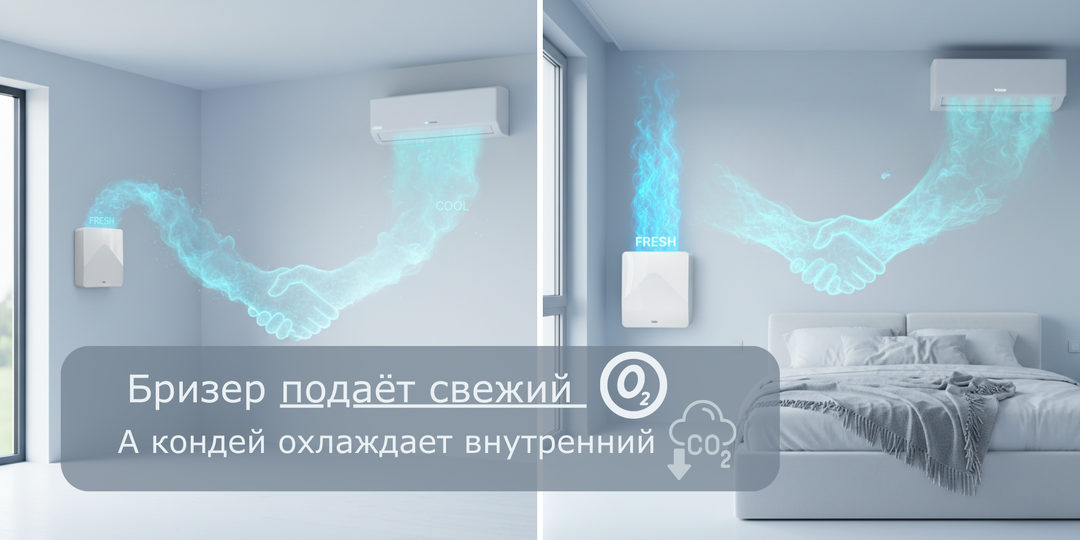 Бризер и кондиционер: почему это идеальная пара, а не конкуренты