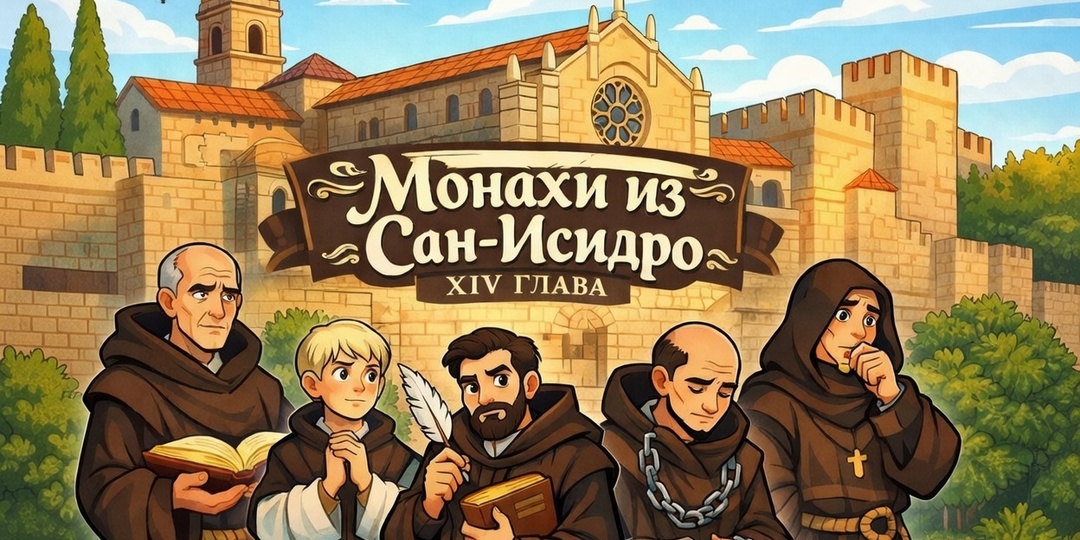 Испанские братья, Дебора Алкок, Монахи из Сан-Исидро, 14 глава