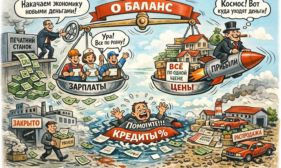 Налоги как и проценты прибыли и кредита нужно отменить
