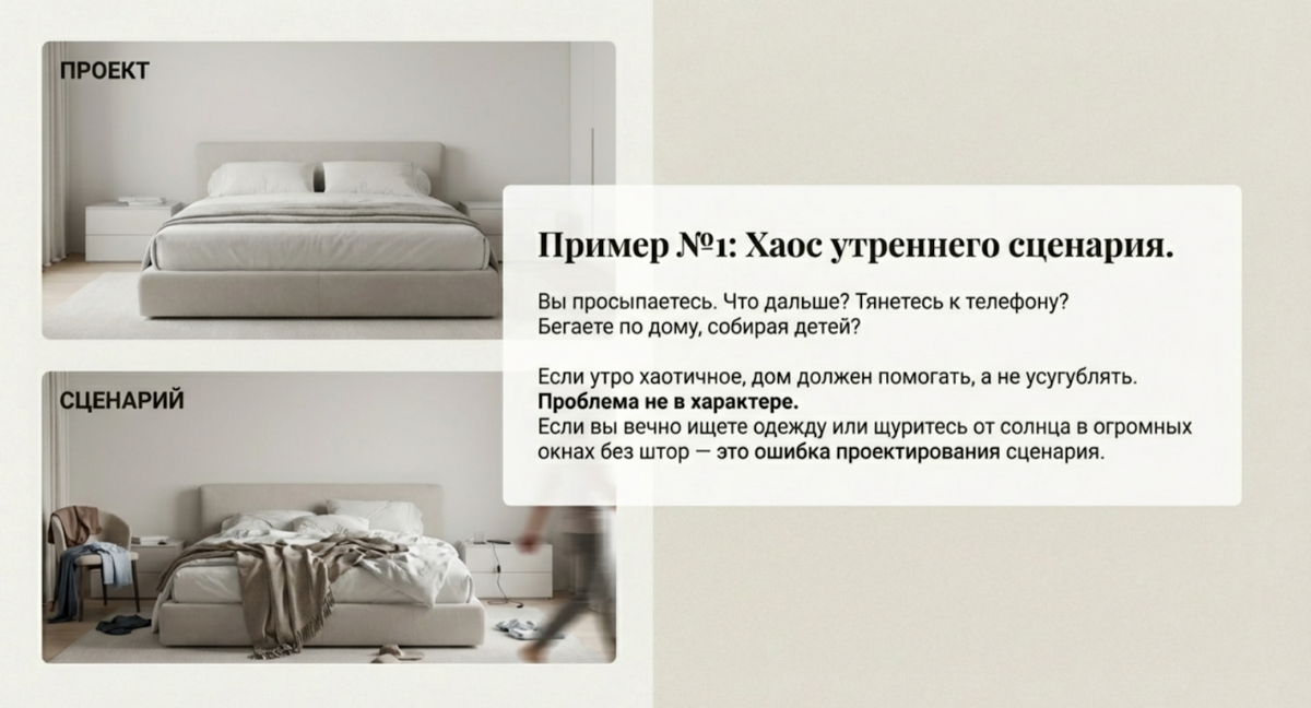 Проблема в том, что пространство не поддерживает сценарий вашей жизни