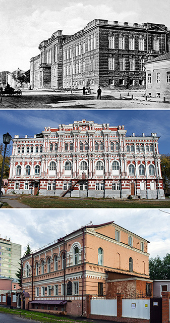    Царь осмотрел госпитали в Мариинской гимназии, Дворянском собрании, особняке Клейнмихеля и губернской земской управе