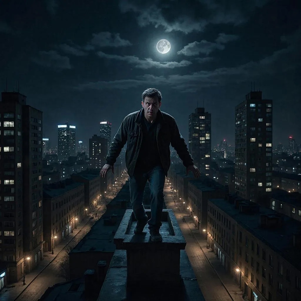 Продолжение истории о мужчине, гуляющем по карнизам