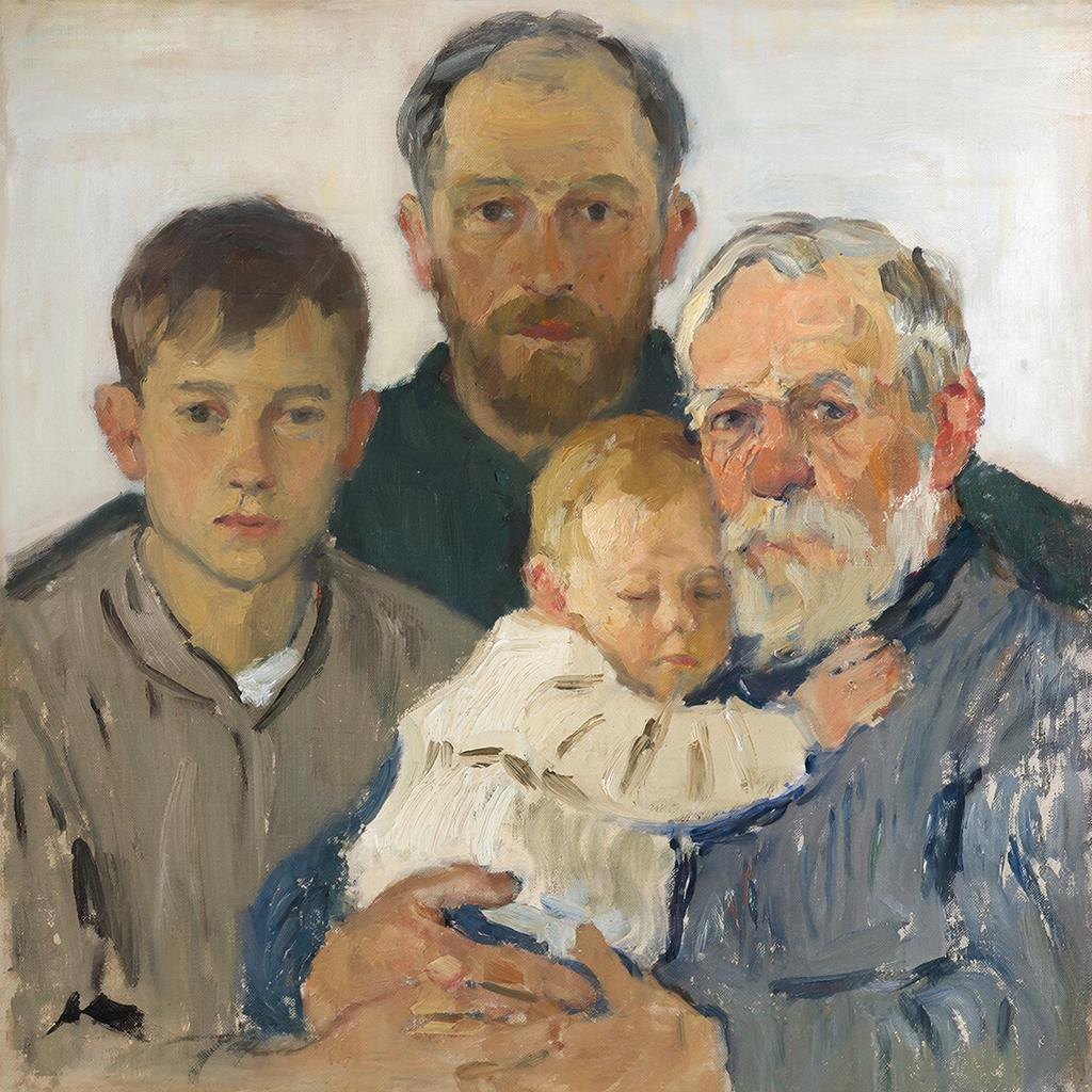 Три поколения семьи