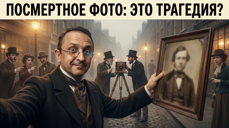 Посмертная фотография: может ли она обернуться несчастьем?