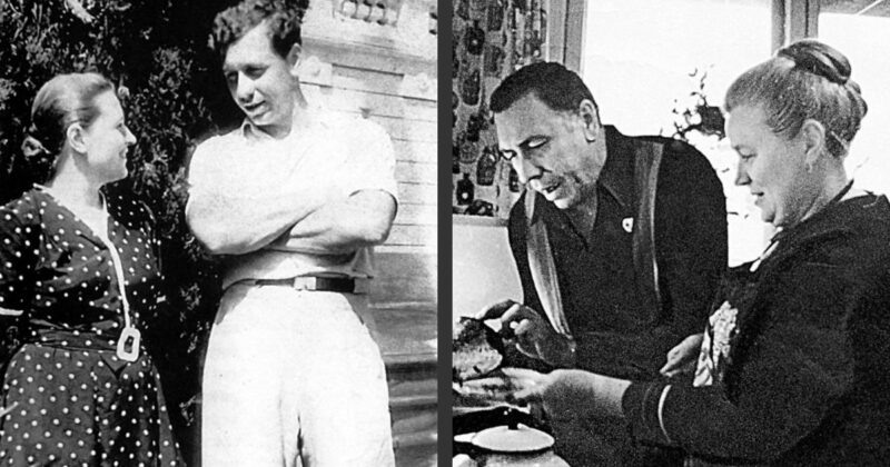    Анатолий Папанов и Надежда Каратаева в молодости