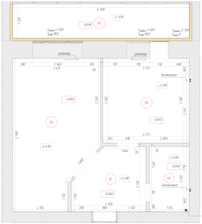 Один лишний коридорный метр может стоить гардеробной и душевой. Здесь мы перераспределили геометрию и изменили функциональность квартиры без увеличения площади.