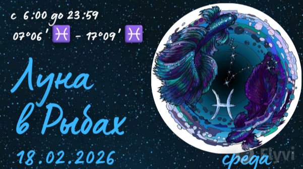 ЛУНА В РЫБАХ