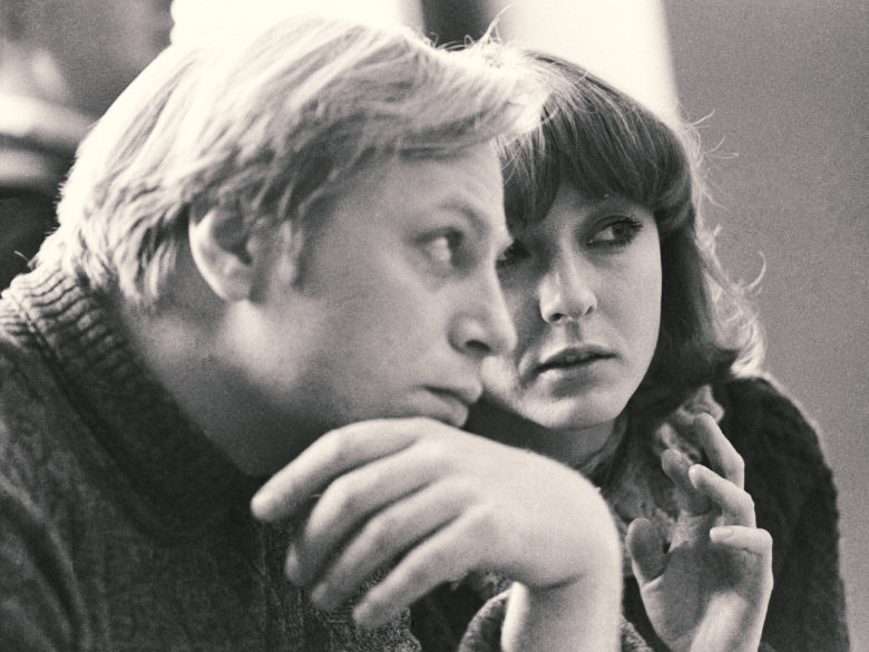    Юрий Богатырев и Анастасия Вертинская, к которой актер питал глубокие чувства.