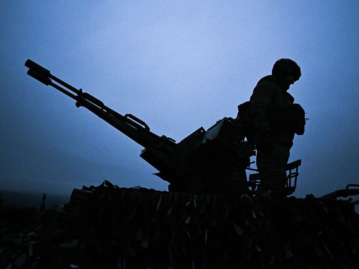    Пункт воздушного наблюдения на Краснолиманском направлении СВО | © РИА Новости / Сергей Бобылев