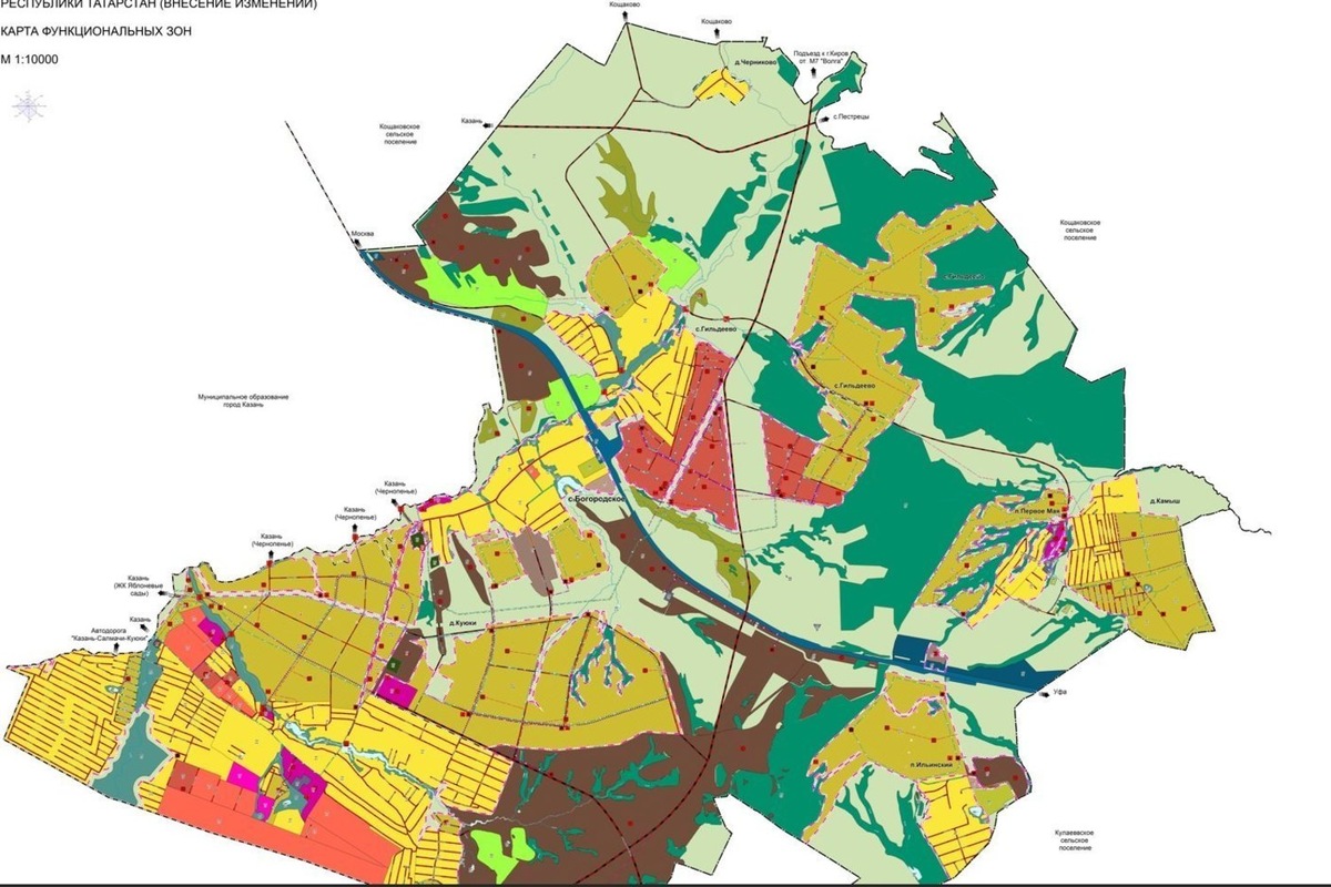    В открытом доступе имеется только Положение о территориальном планировании и несколько карт. скриншот сайта исполкома Пестречинского района РТ