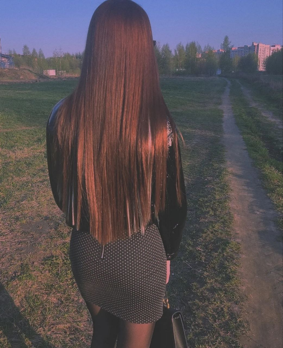 Мои волосы в начале 2024 г.