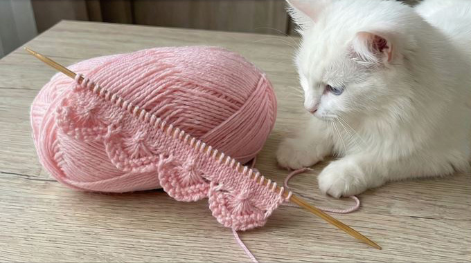 Декоративный наборный край спицами: тот самый “вау-воланчик”, который делает вещь дороже 🙂