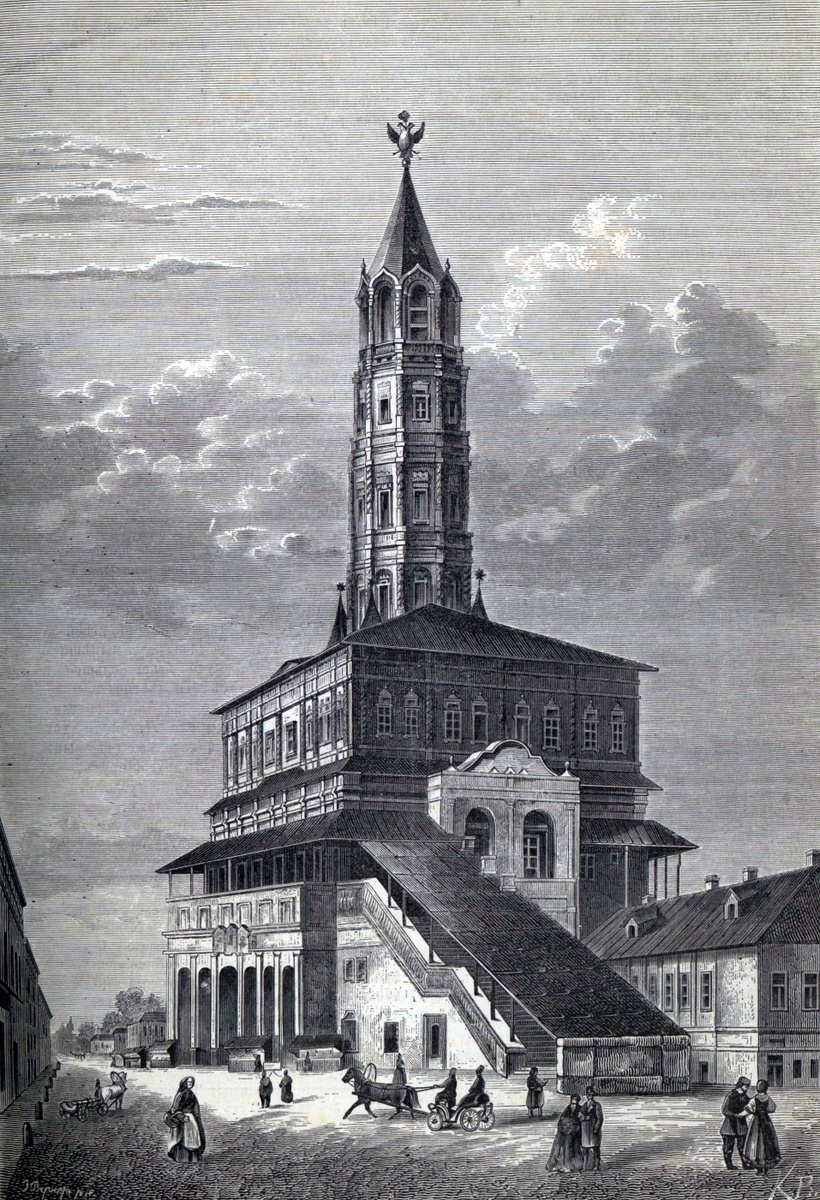 Башня в узнаваемом силуэте: место, куда в 1701-м “поселили” точные науки.